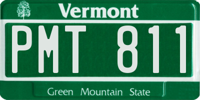 VT license plate PMT811