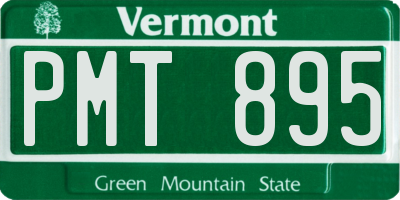 VT license plate PMT895