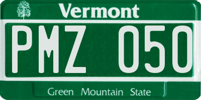 VT license plate PMZ050