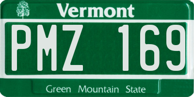 VT license plate PMZ169