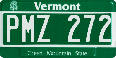 VT license plate PMZ272
