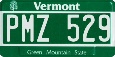 VT license plate PMZ529