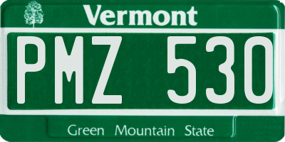 VT license plate PMZ530