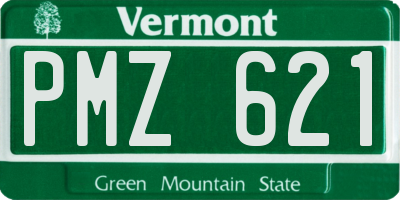 VT license plate PMZ621