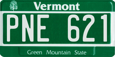 VT license plate PNE621