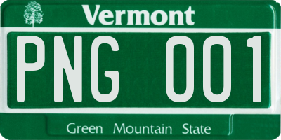 VT license plate PNG001