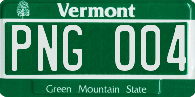 VT license plate PNG004