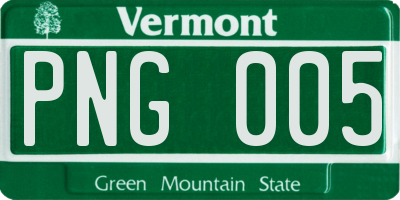 VT license plate PNG005