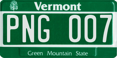 VT license plate PNG007
