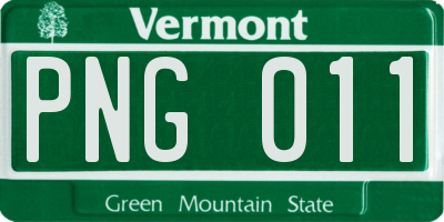 VT license plate PNG011