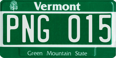 VT license plate PNG015
