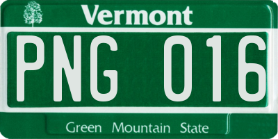 VT license plate PNG016