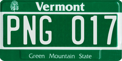 VT license plate PNG017