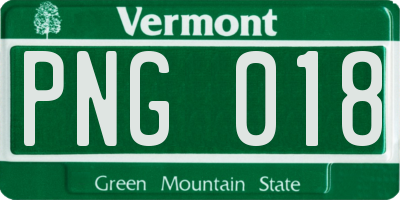 VT license plate PNG018