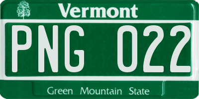 VT license plate PNG022