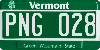 VT license plate PNG028