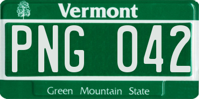 VT license plate PNG042