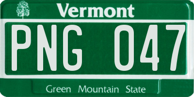 VT license plate PNG047