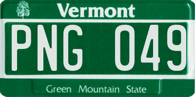 VT license plate PNG049