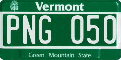 VT license plate PNG050