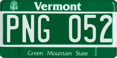 VT license plate PNG052