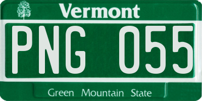 VT license plate PNG055