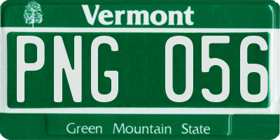 VT license plate PNG056