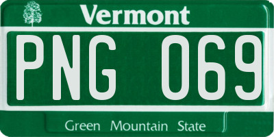 VT license plate PNG069