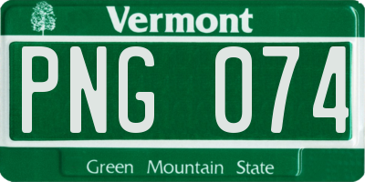 VT license plate PNG074