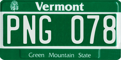 VT license plate PNG078