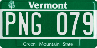VT license plate PNG079