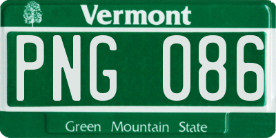 VT license plate PNG086