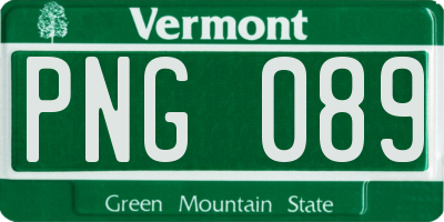 VT license plate PNG089