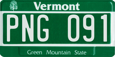 VT license plate PNG091