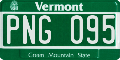 VT license plate PNG095