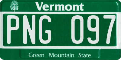 VT license plate PNG097