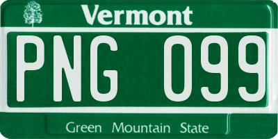 VT license plate PNG099