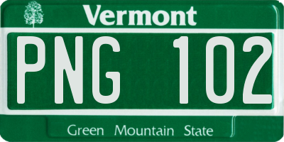 VT license plate PNG102