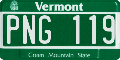 VT license plate PNG119