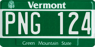 VT license plate PNG124