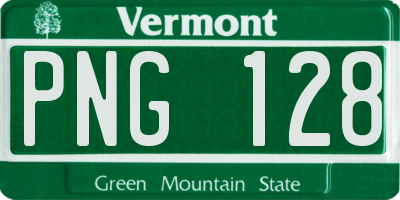 VT license plate PNG128