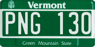 VT license plate PNG130