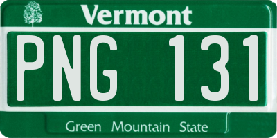 VT license plate PNG131