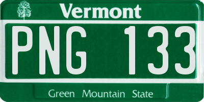 VT license plate PNG133