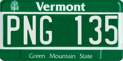 VT license plate PNG135