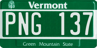 VT license plate PNG137