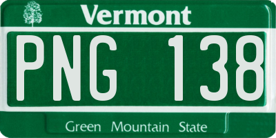 VT license plate PNG138