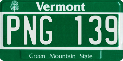 VT license plate PNG139