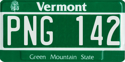VT license plate PNG142