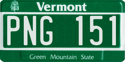 VT license plate PNG151